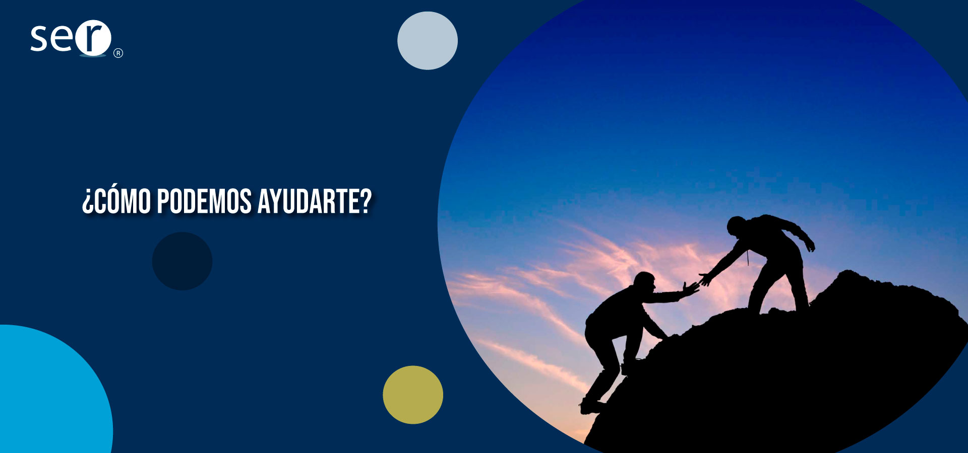 Clínica Ser - ¿Cómo podemos ayudarte? - Banner