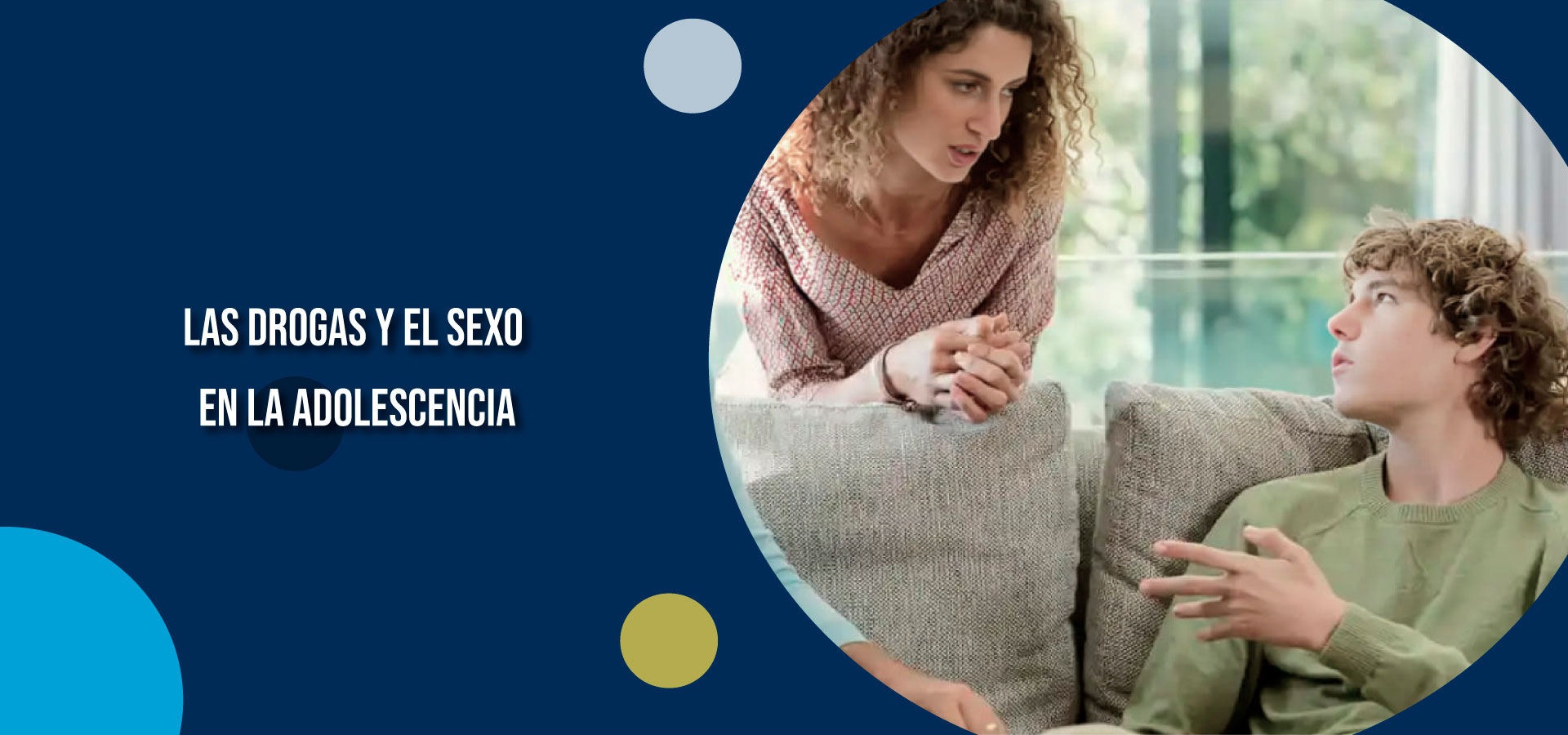 Clínica Ser - Las drogas y el sexo en la adolescencia - Banner