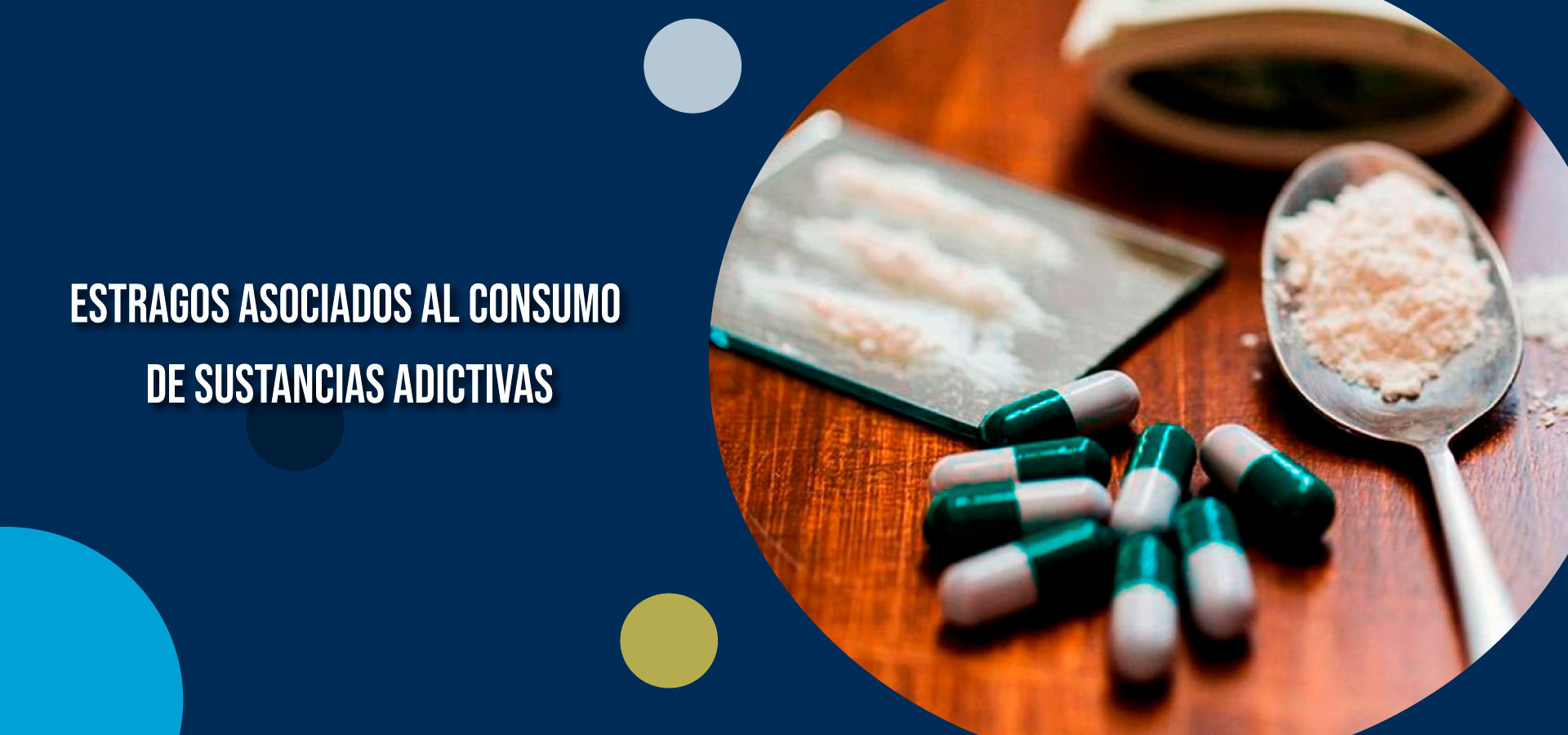 Clínica Ser - Estragos asociados al consumo de sustancias adictivas - Banner
