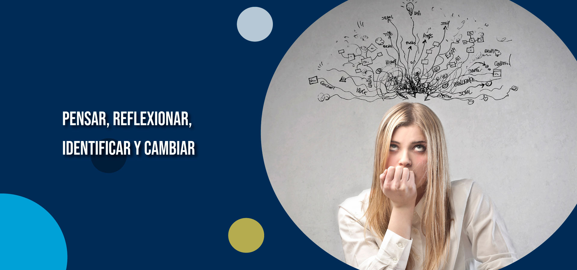 Clínica Ser - Pensar, reflexionar, identificar y cambiar - Banner