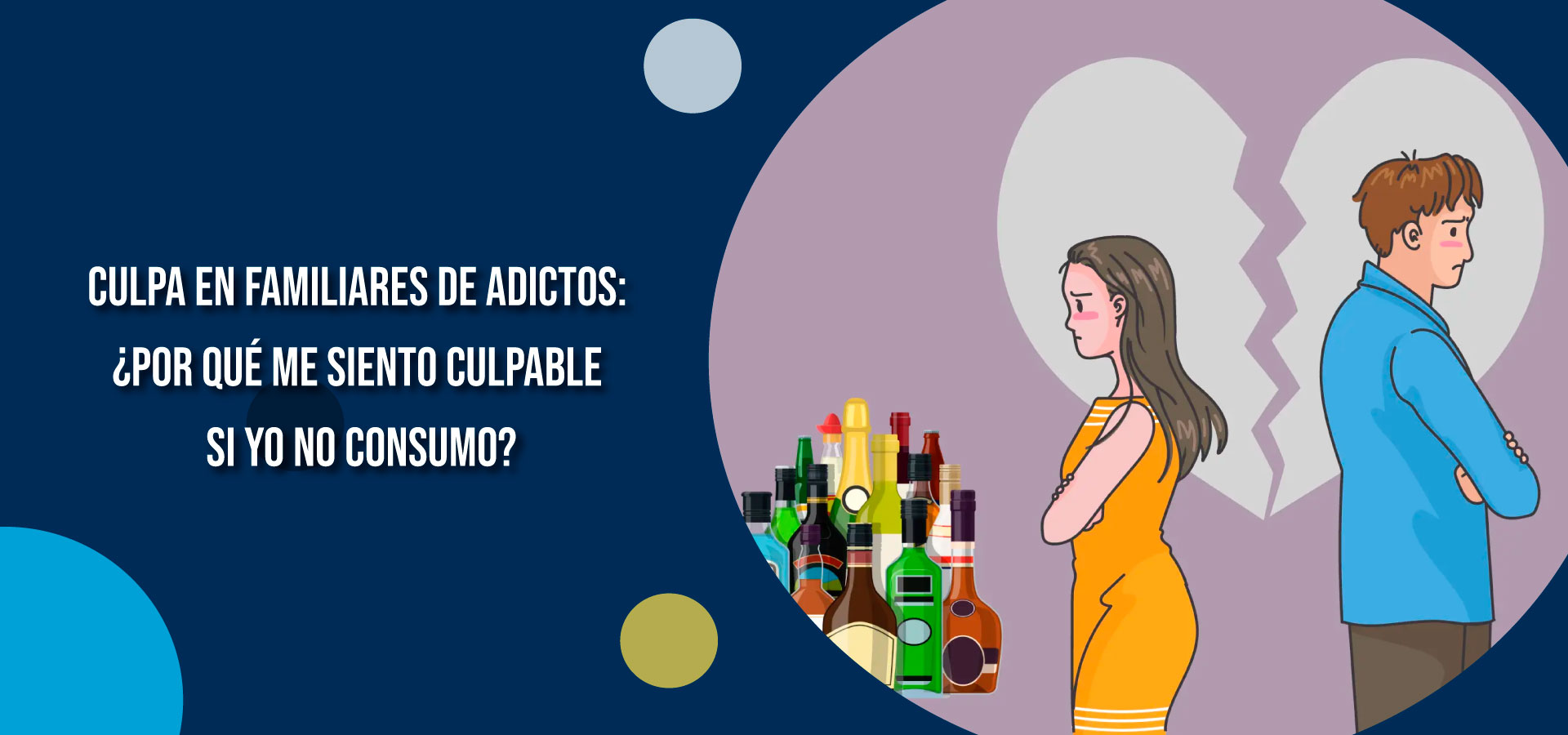 Culpa en familiares de adictos: ¿por qué me siento culpable si yo no consumo? | Clínica SER