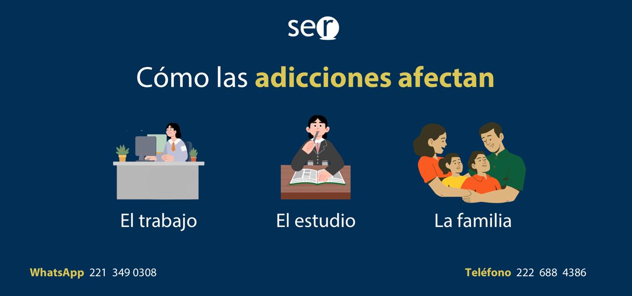 Cómo las acciones afectan el trabajo, el estudio y la familia.